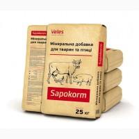 Сапокорм - мінеральна добавка для відгодівлі свиней, 25 кг