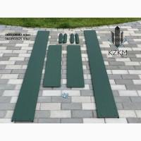 Сборная грядка матовая, сборная Люкс высокая, металлическая грядка