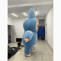 Надувной костюм Лабубу 240 см с вентилятором 4 часа работы на одном заряде