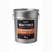 Мастика для кровли крыши гаража ПРОМИЗОЛ Ecobit -14 ДСТУ Б В.2.7-108-2001 20 кг