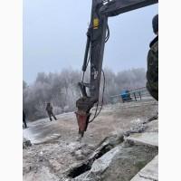 Оренда екскаватора з гідромолотом