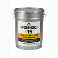 Жидкая мастика для крыши ПРОМИЗОЛ Ecobit -15 ДСТУ Б В.2.7-108-2001 20 кг