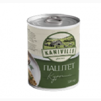 Паштет курячий 330 г. ж/б з ключем ТМ Kaniville