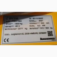 Jungheinrich EFG216 2021р/ 3.3м вільний підйом/ 8096г