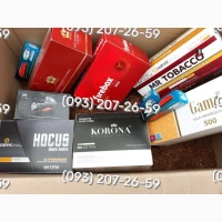 Тютюн без пилу та сміття Парламент, Гавана, Дюбек, Руно, Вірджинія, Берлі, Кемел