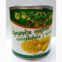 Кукуруза консервированная сахарная ж/б банка 420г