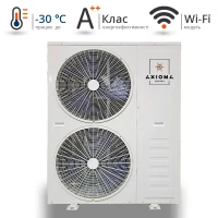 Тепловий насос Inverter + EVI СПЛІТ, 10кВт 230В, модель - AXHP-EVIDC-10S