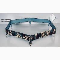 Збірна клумба піксель, збірна Люкс висока, металева клумба