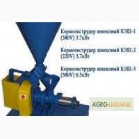 Кормоэкструдер шнековый КЭШ- 3 380 В. 6, 5 кВт. 45 кг/час