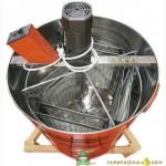 Медогонка поворотная 4-х рамочная НТЦ Нержавеющая сталь с электро приводом