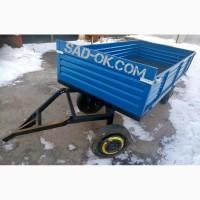Прицеп причеп причіп двухосный Садок. Груз до 3 т. Откидной. Поворотный