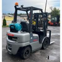 Навантажувач вилковий 2.5т. кара Nissan FG25 газ бензин позиціонер вил