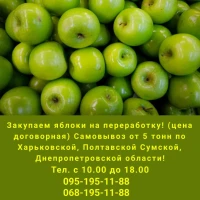 Купуємо яблуко на переробку