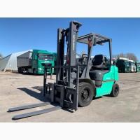 Вилочний автонавантажувач Mitsubishi, з пічкою та бічним зсувом. Модель: FGE20T