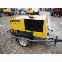 Компрессор винтовой дизельный передвижной Kaeser M25, 2004 г., 878 м/ч