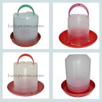 Вакуумні пластикові поїлки 3, 5 і 8 л. для птиці