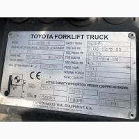 Газовый погрузчик Toyota 02-8FGF20