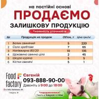 Тримінг) На постійній основі продаємо субпродукцію, м#039;ясо, 80/20, сало, балик, кістки