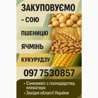 Сою закуповуємо