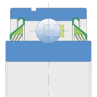 Підшипник кульковий SBX1227 FKL, 409556A1 Case, RMX 370 Case